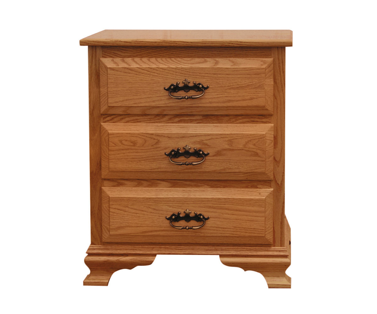 Heritage 3 Drawer Nightstand Amish Mercantile