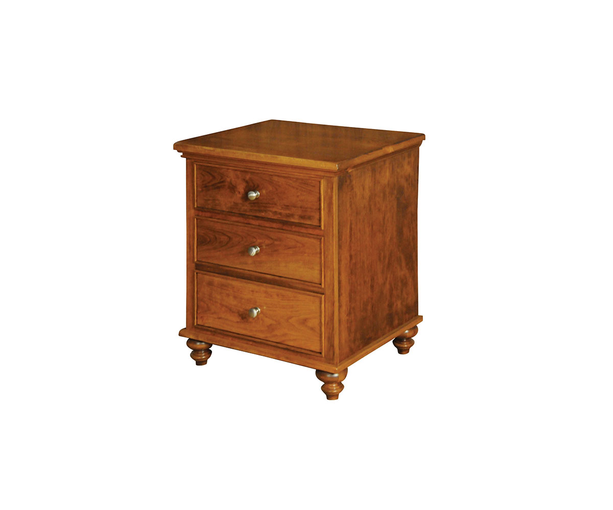 Duchess Three Drawer Nightstand Amish Mercantile