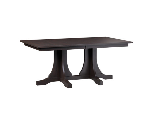 Mission Double Pedestal Table