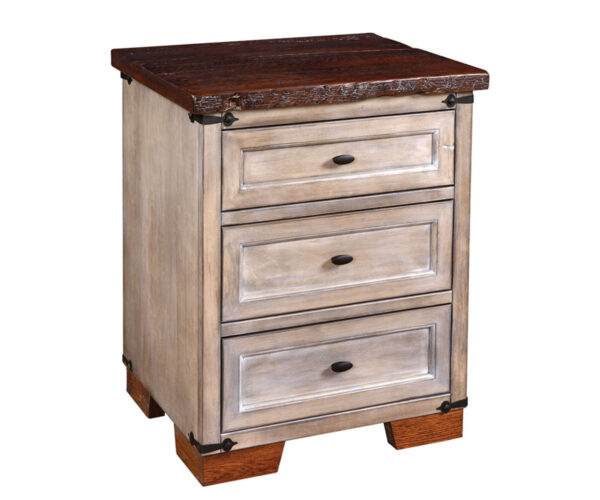 Farmhouse Heritage Three Drawer Nightstand