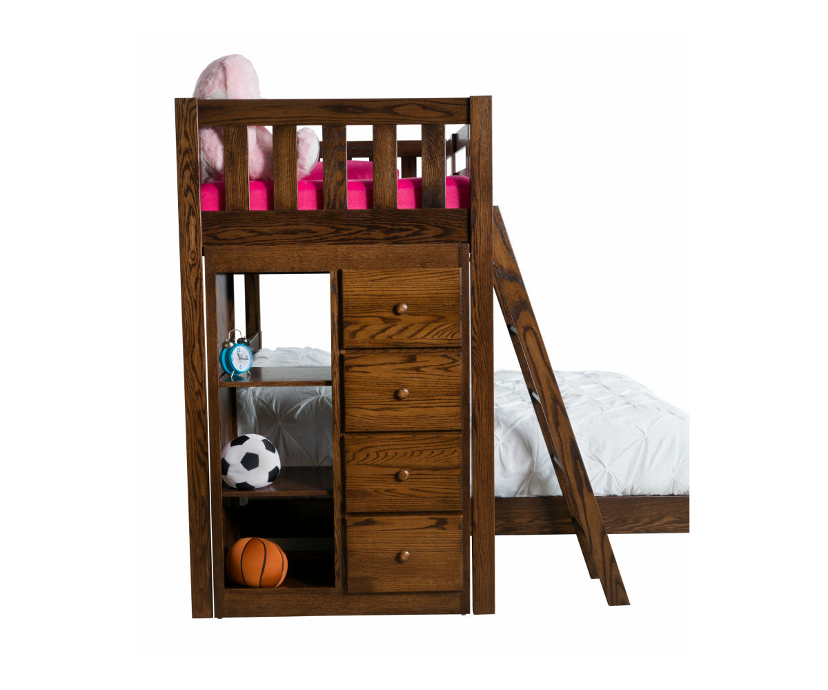 Sedona Twin x Twin Bunkbed With Bookcase - Image 2