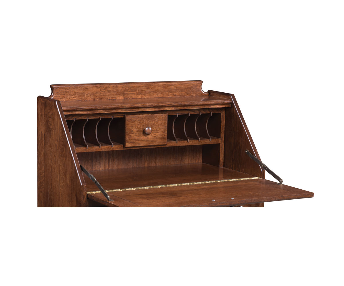 Deluxe Secretary Desk With Full Doors - Image 2