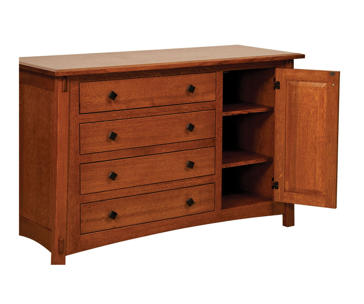 McCoy 4 Drawer Dresser With Door And Changing Box Top Option - Image 2