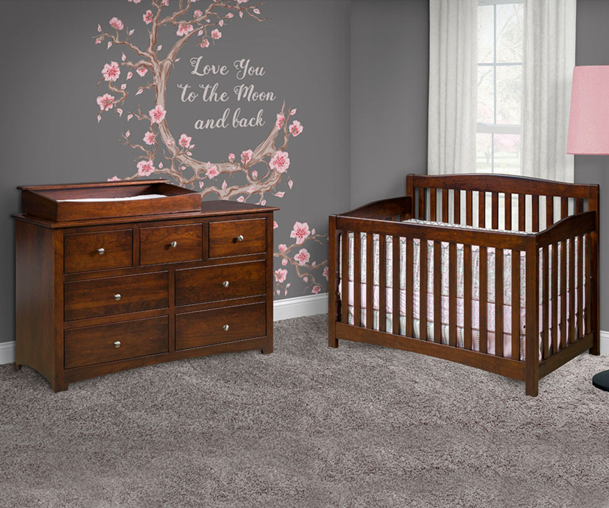 Monterey 6 Drawer Dresser With Changing Box Top Option - Image 3