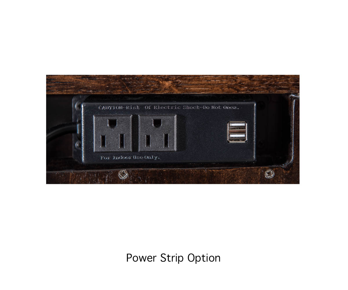 Lexington 3 Drawer Open Nightstand - Image 3