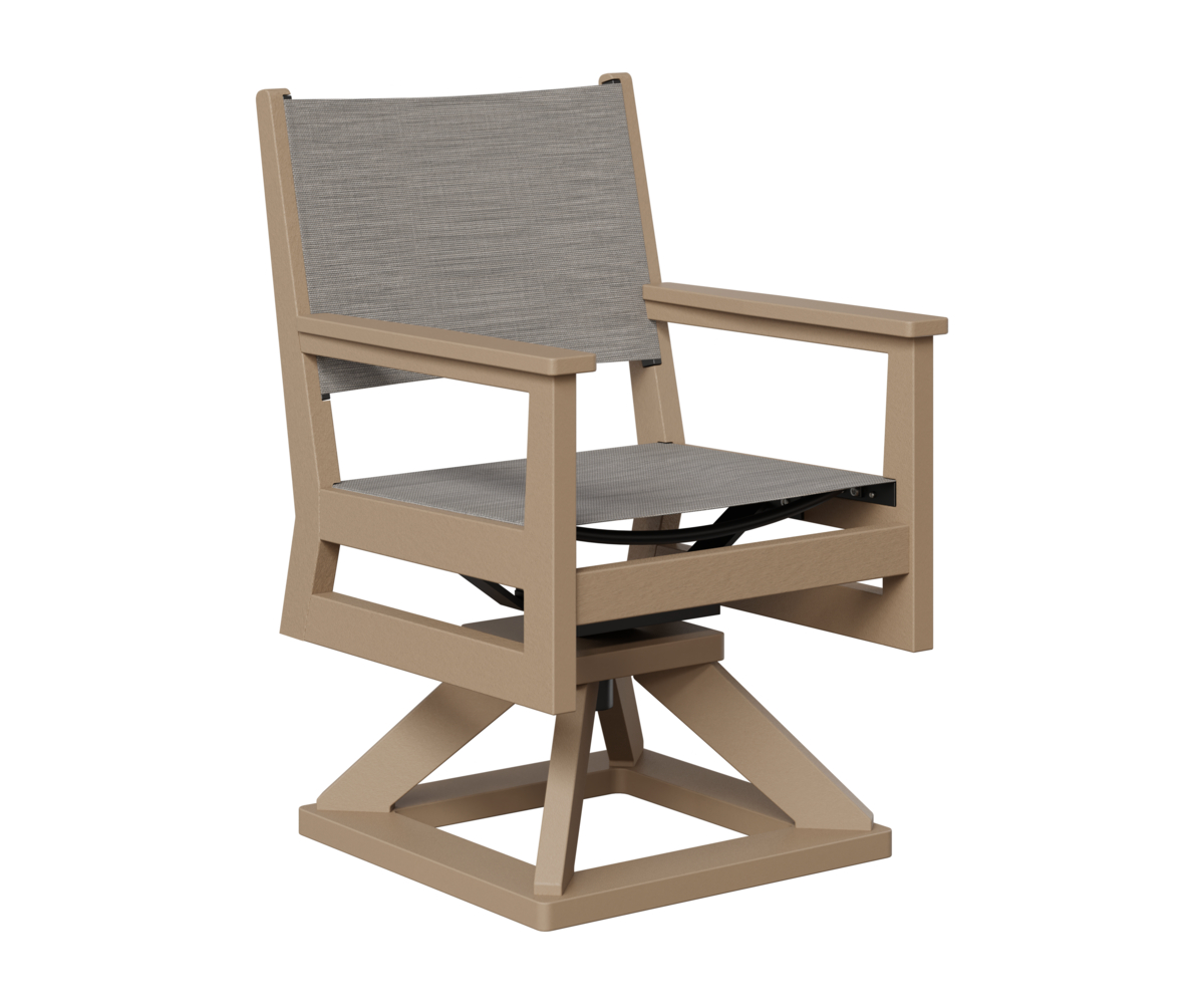 Mayhew Sling Swivel Rocker Dining Chair