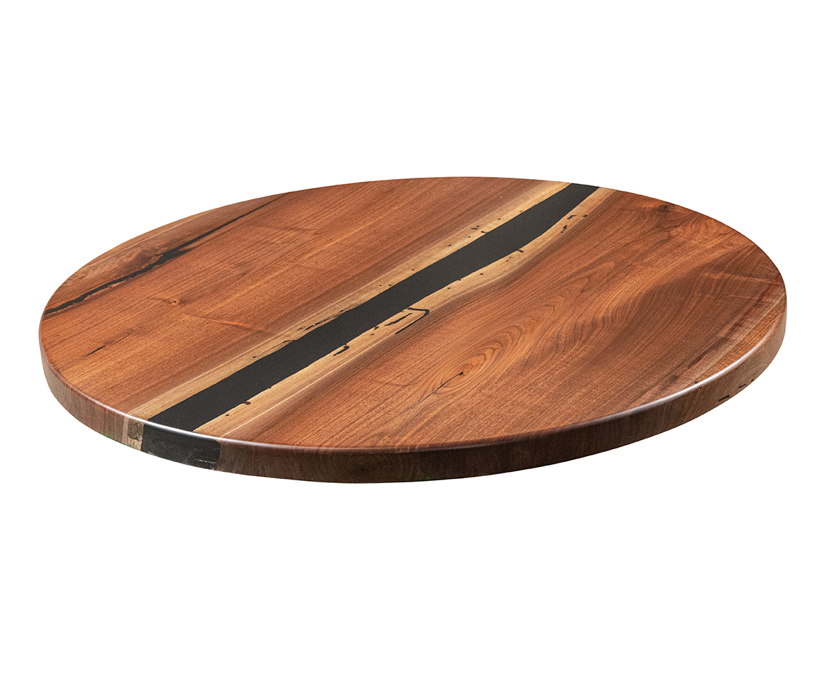 Black Walnut Round Slab - Image 3