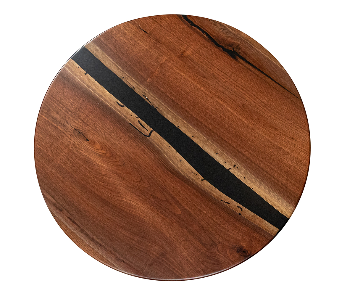 Black Walnut Round Slab - Image 2