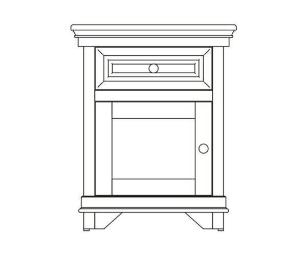 Arborne Door Nightstand