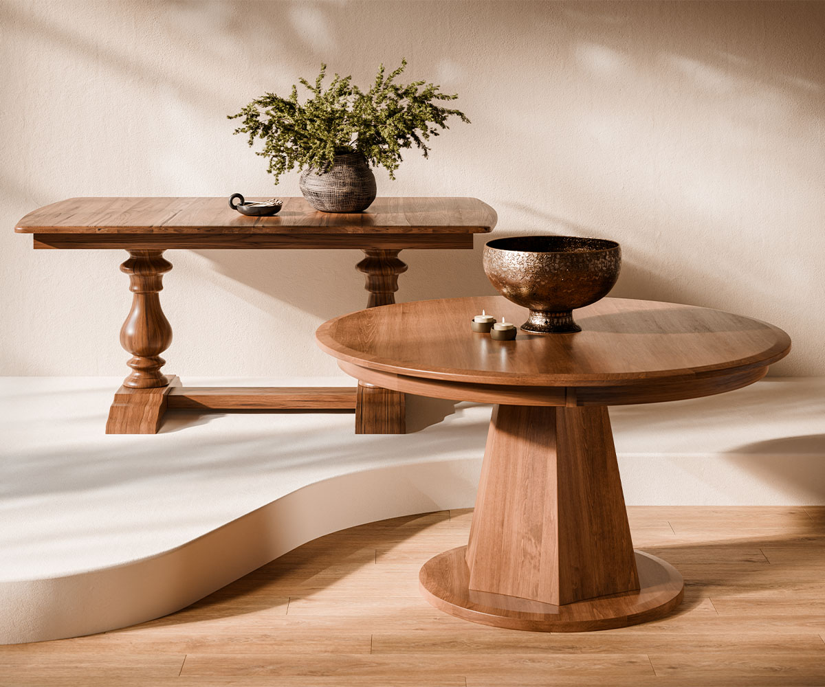 Webster Single Pedestal Table - Image 2