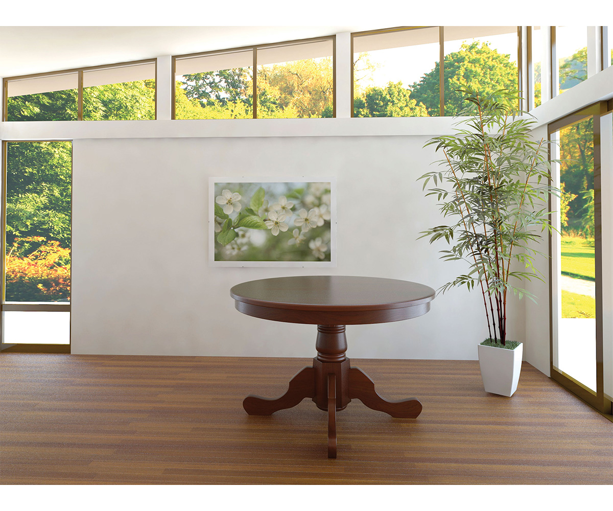 Colonial Single Pedestal Table - Image 2