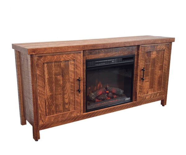 Astoria Media Console with Fireplace