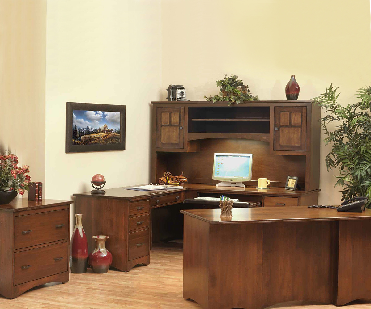 Prairie Mission Credenza Desk - Image 3