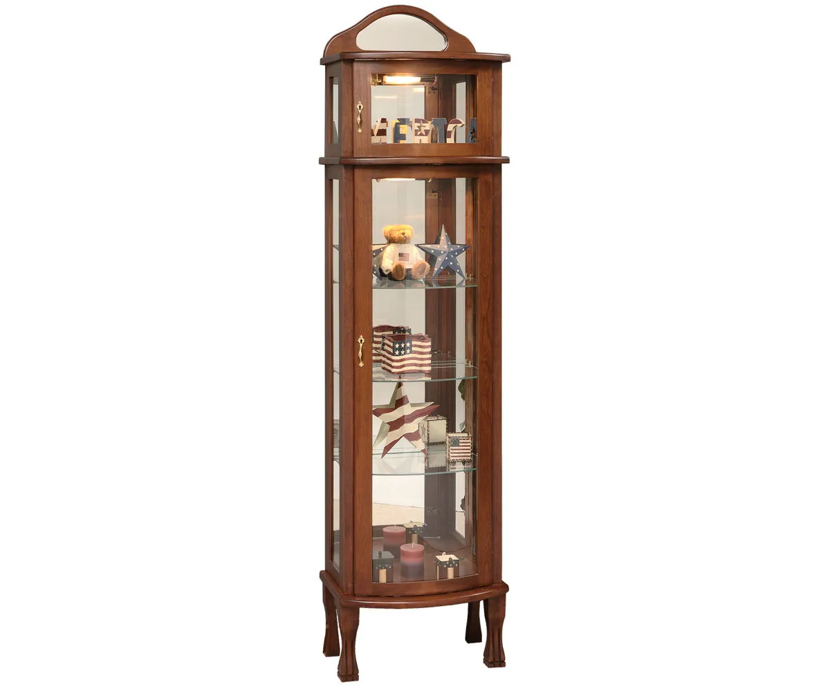 Rectangular Bonnet Top Curio