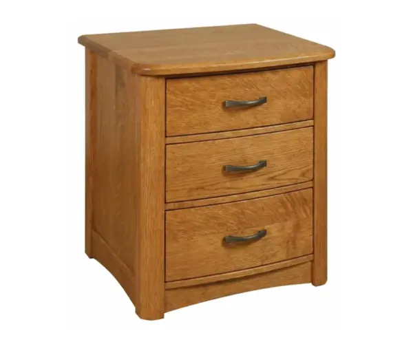 Meridian Three Drawer Nightstand