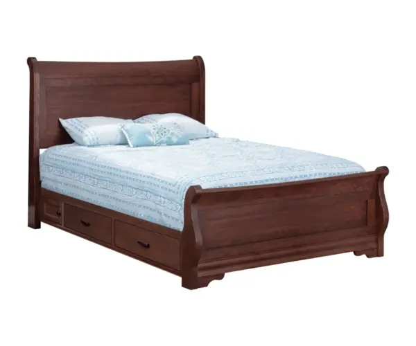 Luxembourg Bed with Side Storage