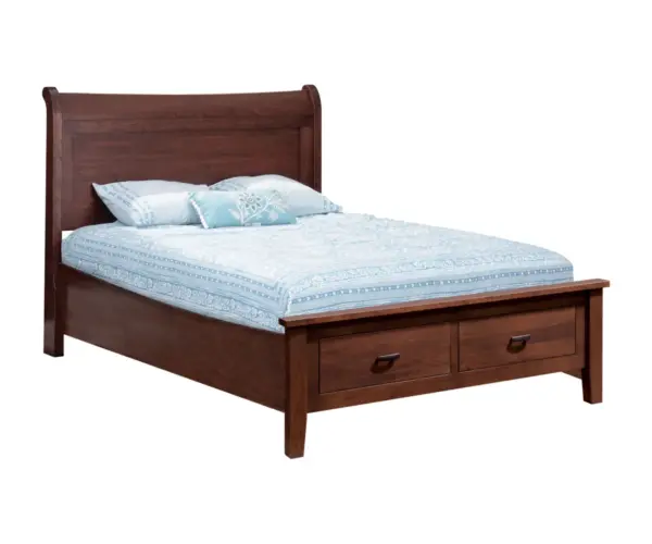 Luxembourg Bed with Footboard Storage