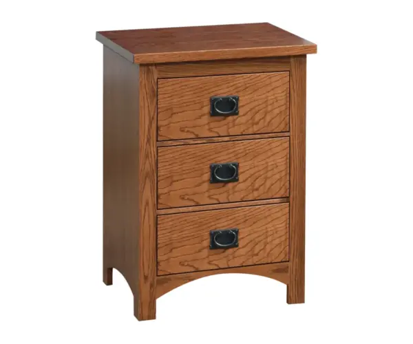 Siesta Mission 3 Drawer Nightstand