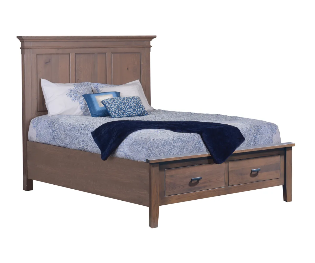 Rockport Bed with Footboard Storage