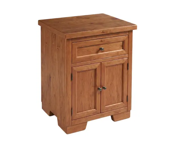 Farmhouse One Drawer Two Door Nightstand