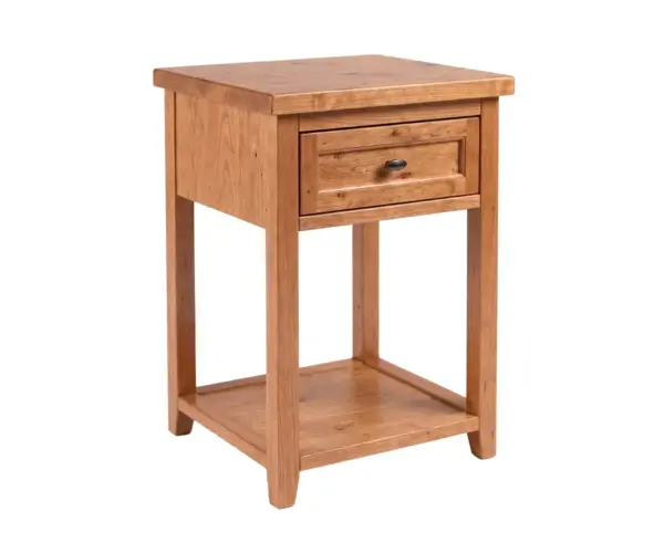 Farmhouse One Drawer Open Nightstand