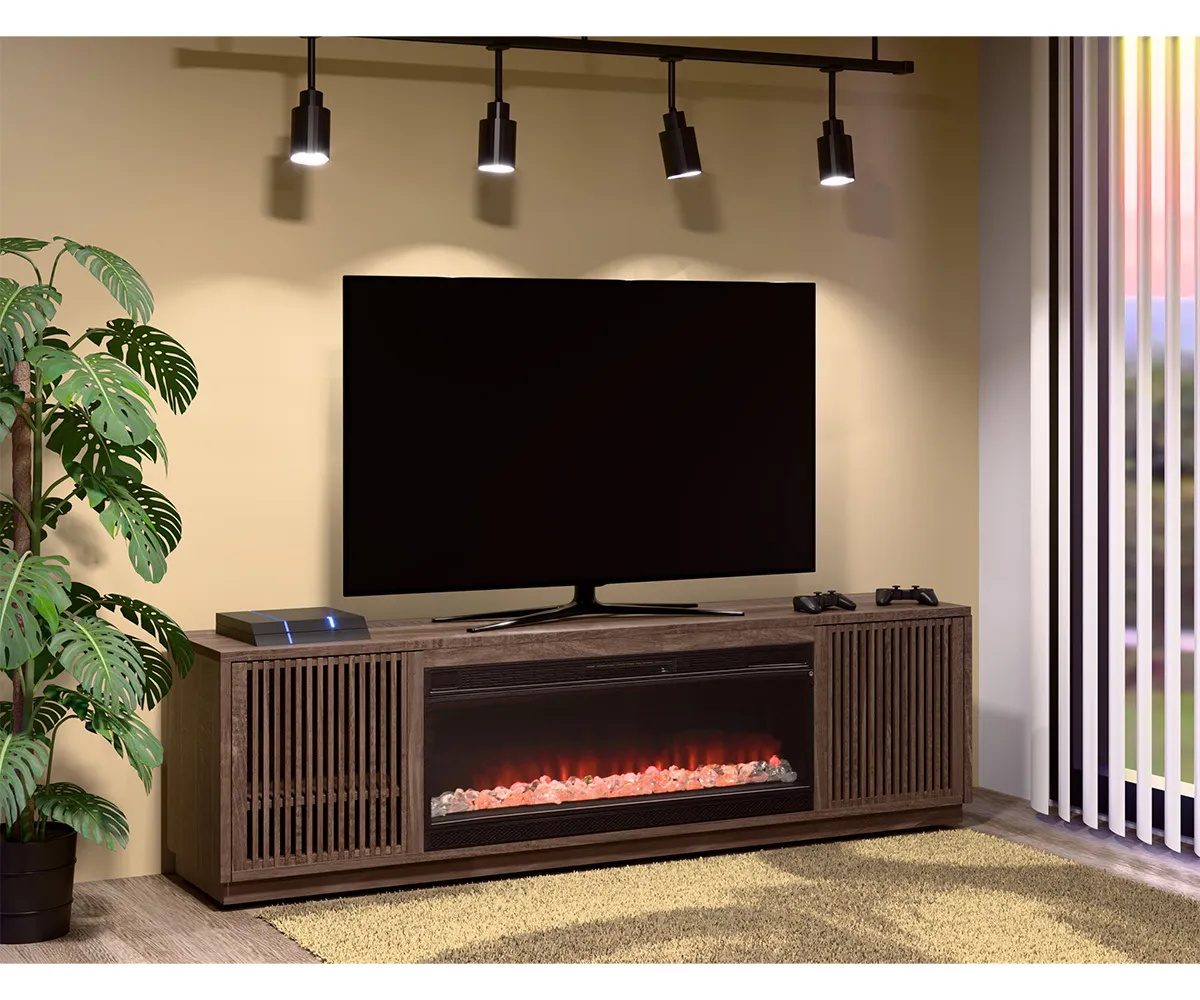 Bay View Fireplace TV Stand - 80" - Image 2